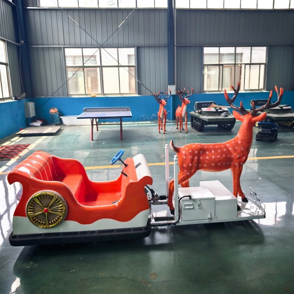 Illuminated Reindeer Sleigh Vehicle best