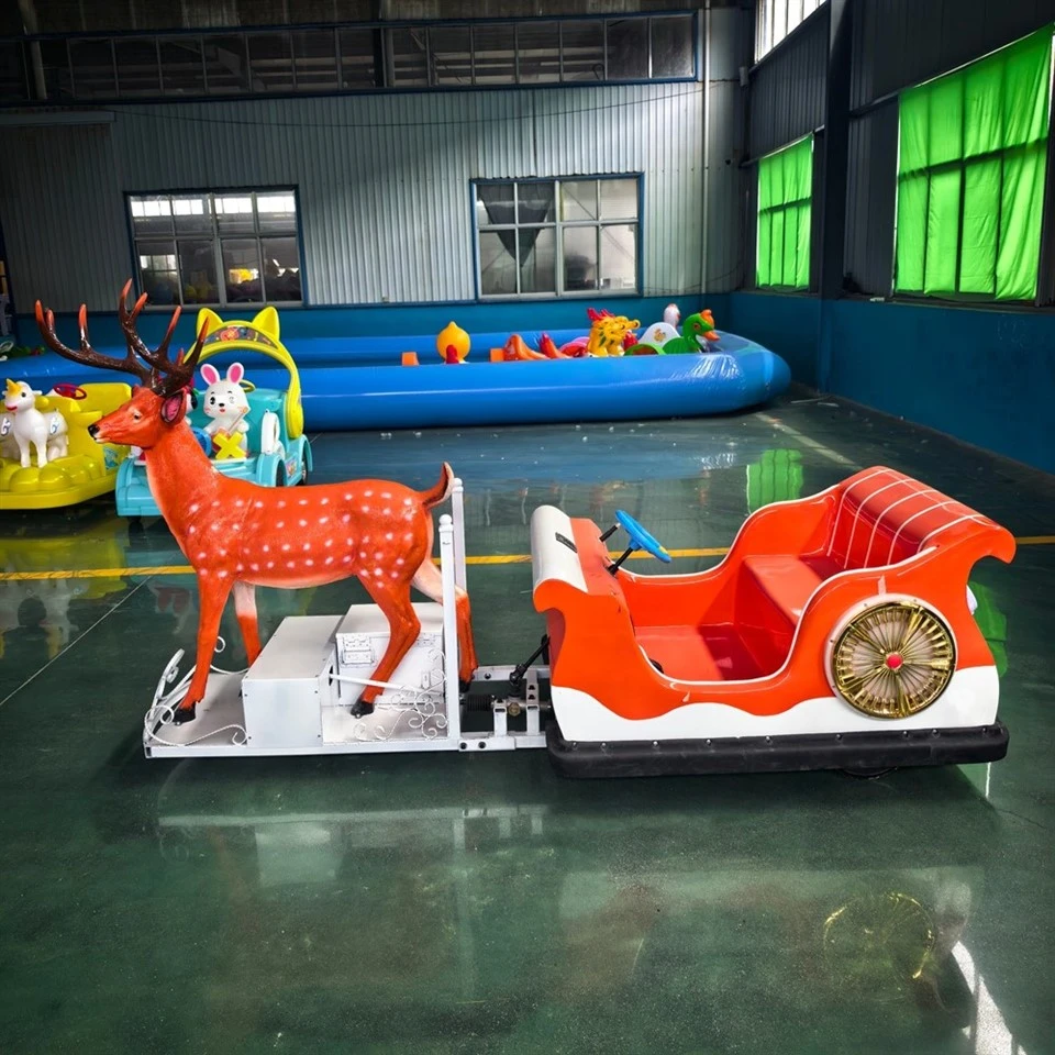 Illuminated Reindeer Sleigh Vehicle factory